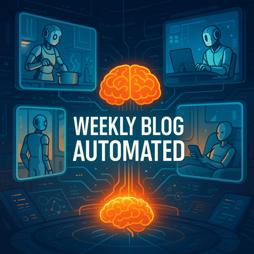 Weekly blogs automated